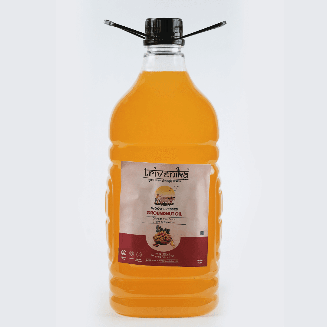 Wood-Pressed Groundnut Oil - 5 LITRE
