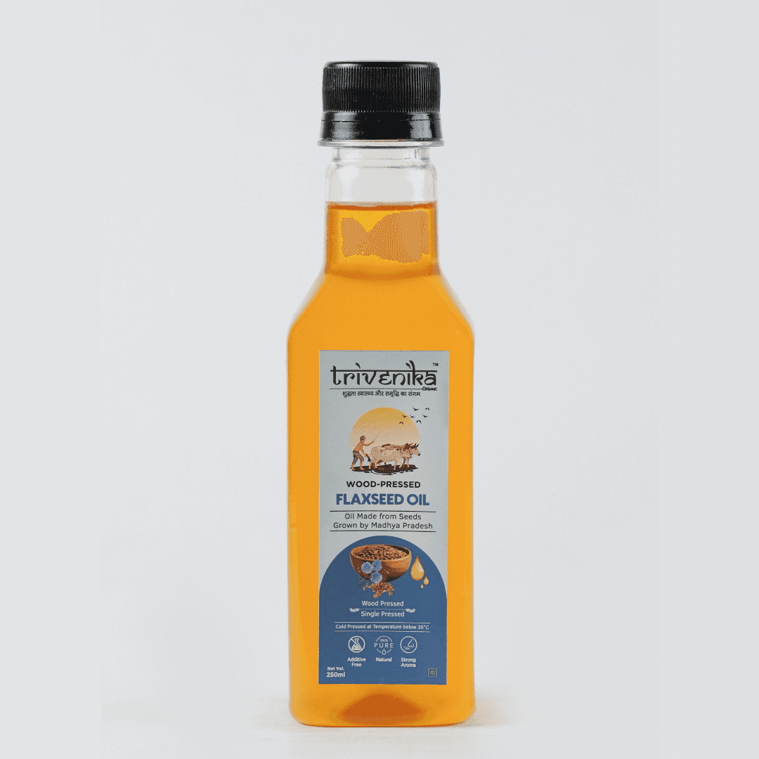 Wood Pressed Flaxseed Oil - 500 Ml